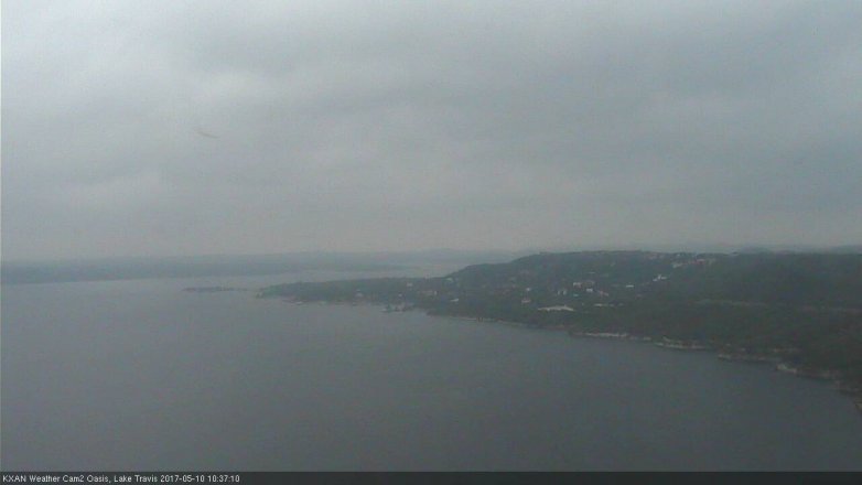 Lake Travis webcam, May 10, 2017 9:55 AM CT