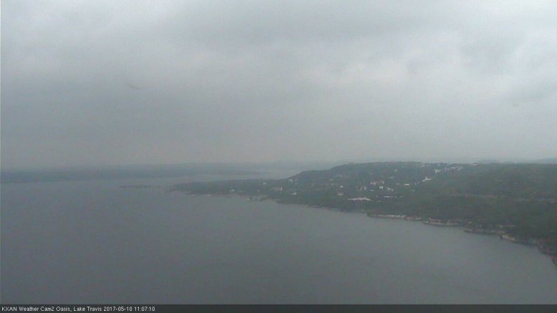 Lake Travis webcam, May 10, 2017 10:30 AM CT