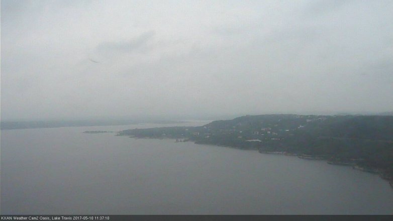 Lake Travis webcam, May 10, 2017 10:45 AM CT