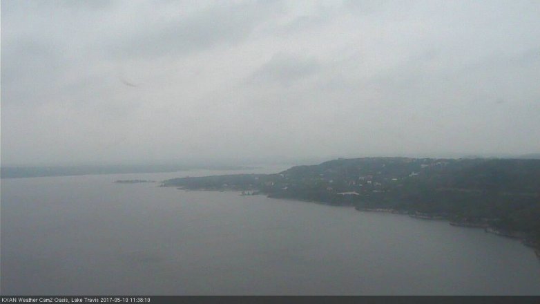 Lake Travis webcam, May 10, 2017 11:05 AM CT