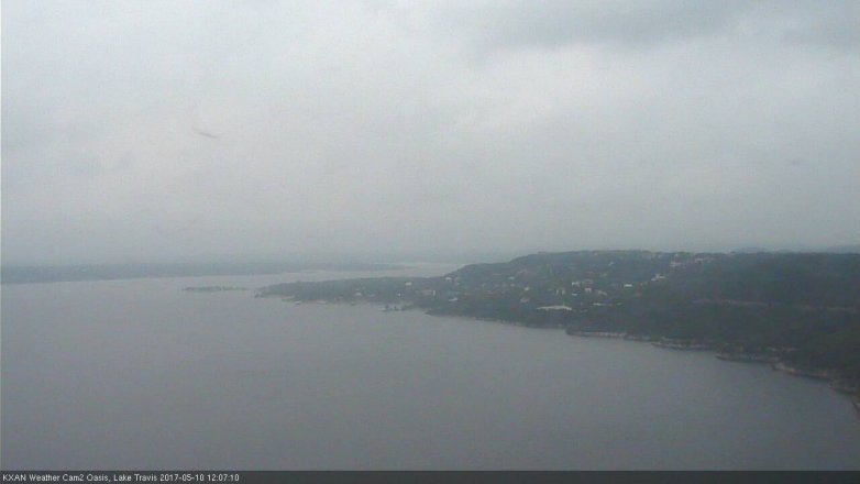 Lake Travis webcam, May 10, 2017 11:30 AM CT