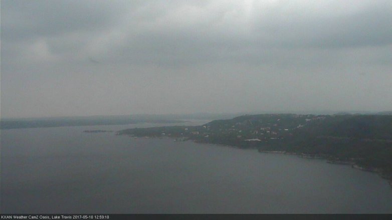 Lake Travis webcam, May 10, 2017 12:15 PM CT