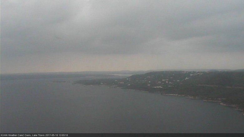 Lake Travis webcam, May 10, 2017 12:25 PM CT