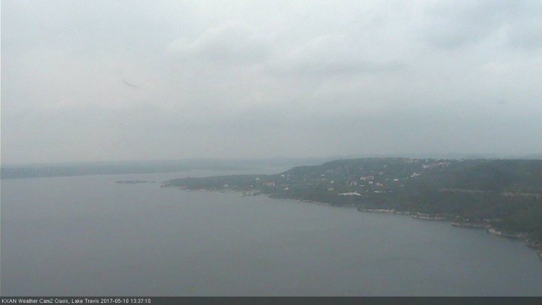 Lake Travis webcam, May 10, 2017 12:55 PM CT