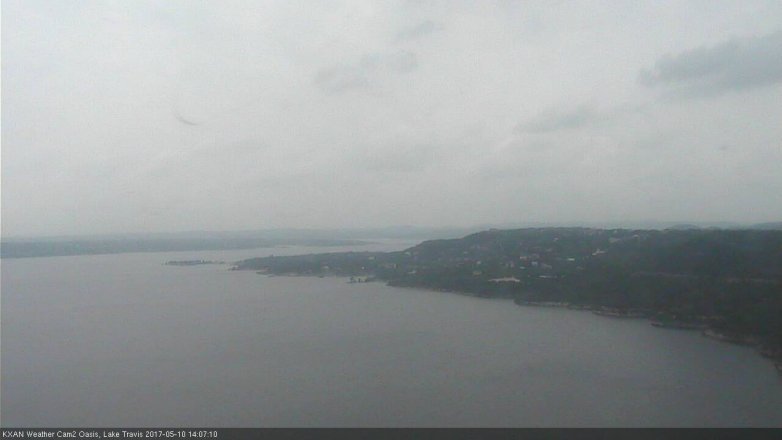 Lake Travis webcam, May 10, 2017 1:25 PM CT