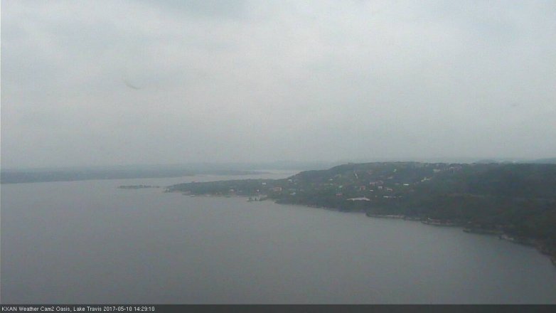Lake Travis webcam, May 10, 2017 2:00 PM CT