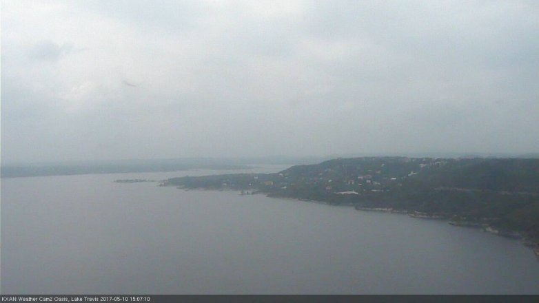 Lake Travis webcam, May 10, 2017 2:25 PM CT