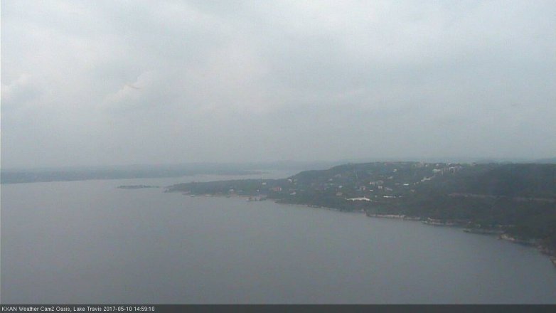 Lake Travis webcam, May 10, 2017 2:30 PM CT
