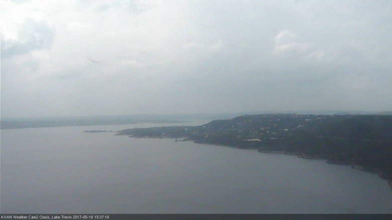 Lake Travis webcam, May 10, 2017 2:55 PM CT