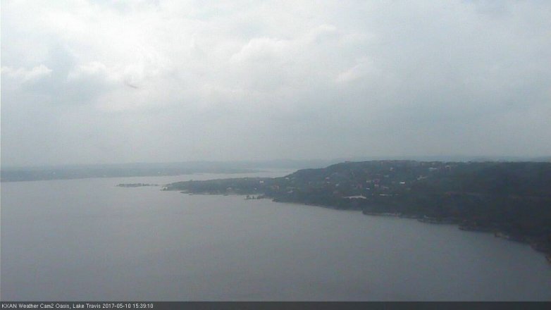 Lake Travis webcam, May 10, 2017 3:00 PM CT