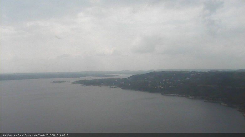 Lake Travis webcam, May 10, 2017 3:45 PM CT