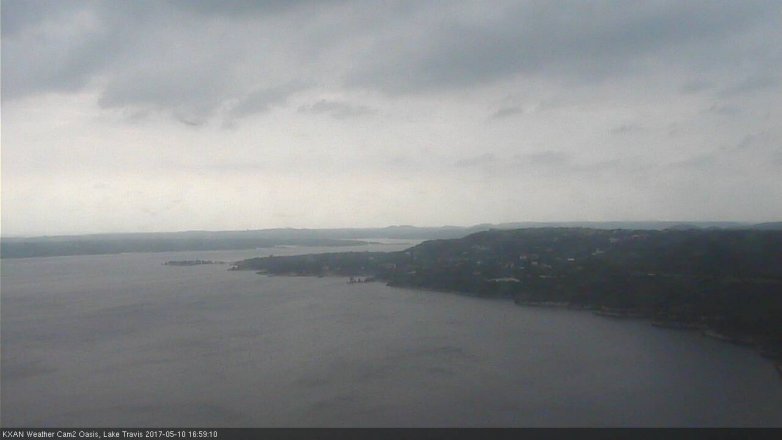 Lake Travis webcam, May 10, 2017 4:05 PM CT