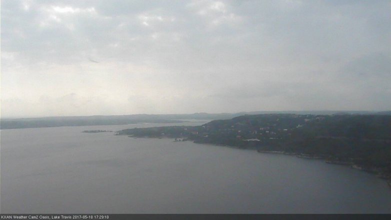Lake Travis webcam, May 10, 2017 4:45 PM CT
