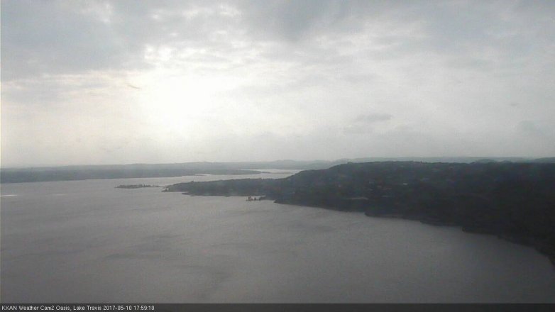 Lake Travis webcam, May 10, 2017 5:15 PM CT