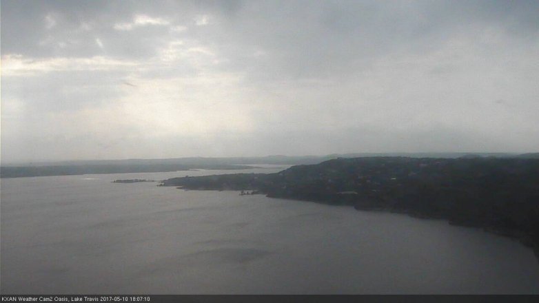 Lake Travis webcam, May 10, 2017 5:35 PM CT