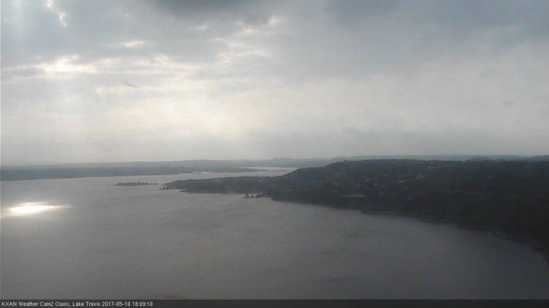 Lake Travis webcam, May 10, 2017 5:40 PM CT