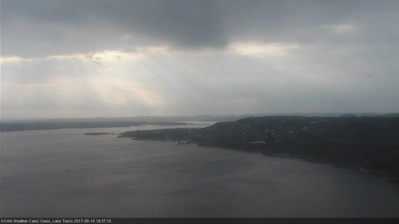 Lake Travis webcam, May 10, 2017 5:45 PM CT
