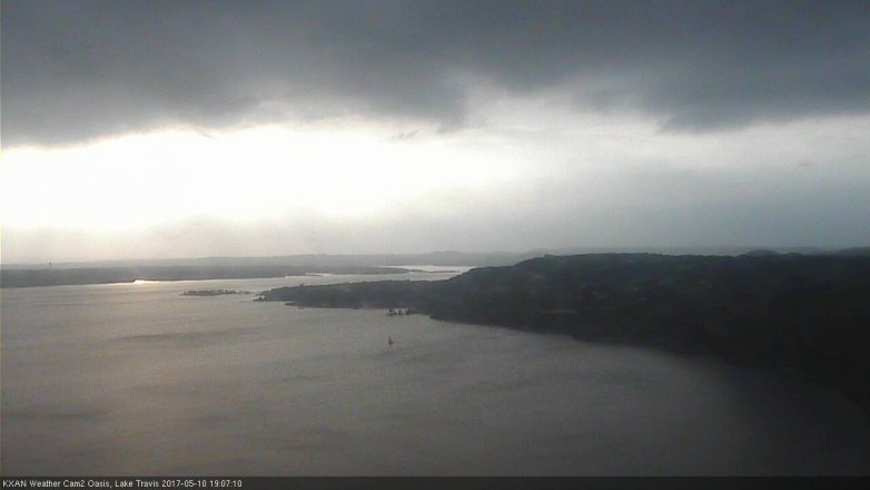 Lake Travis webcam, May 10, 2017 6:20 PM CT