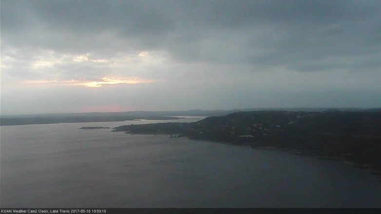Lake Travis webcam, May 10, 2017 7:20 PM CT