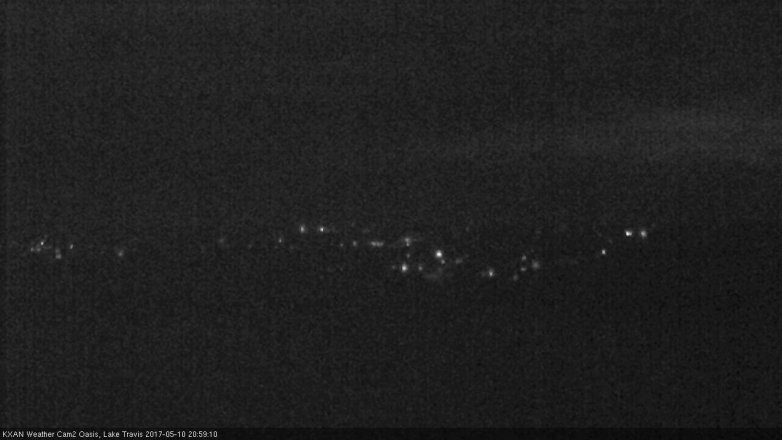 Lake Travis webcam, May 10, 2017 8:25 PM CT