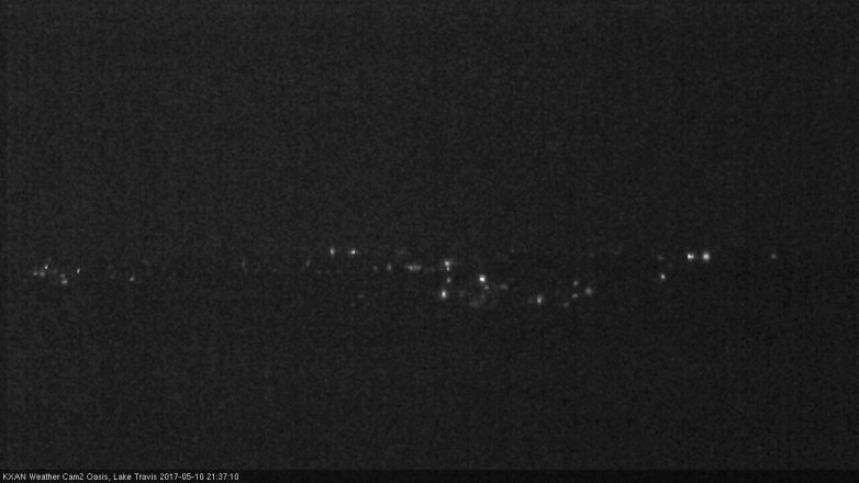 Lake Travis webcam, May 10, 2017 9:10 PM CT