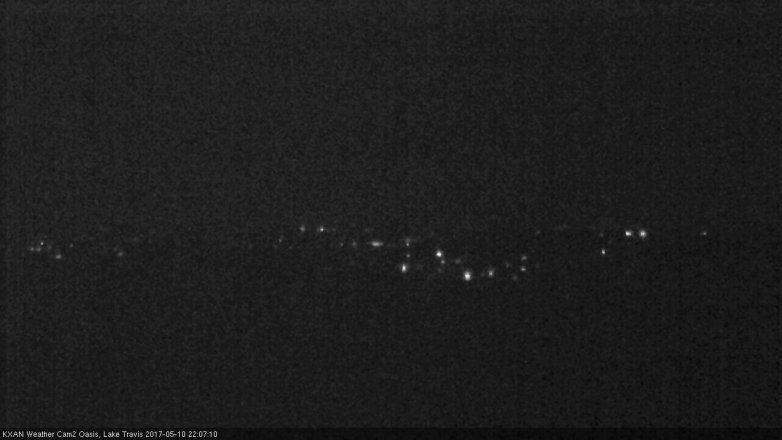 Lake Travis webcam, May 10, 2017 9:25 PM CT