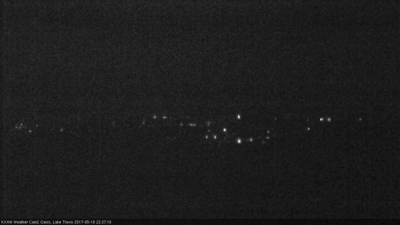 Lake Travis webcam, May 10, 2017 9:45 PM CT