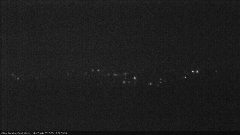 Lake Travis webcam, May 10, 2017 10:05 PM CT