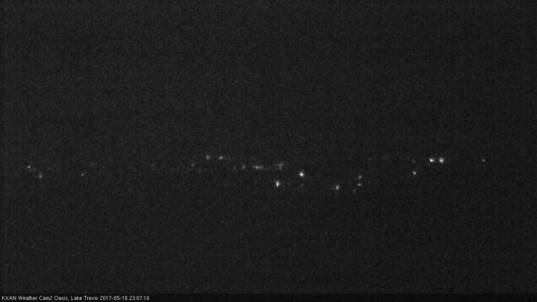 Lake Travis webcam, May 10, 2017 10:25 PM CT