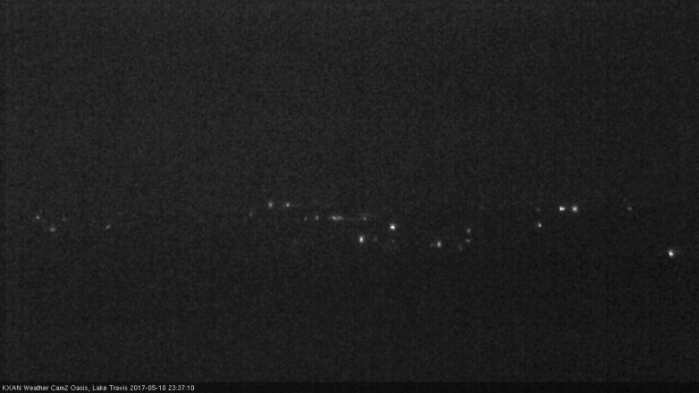 Lake Travis webcam, May 10, 2017 10:50 PM CT