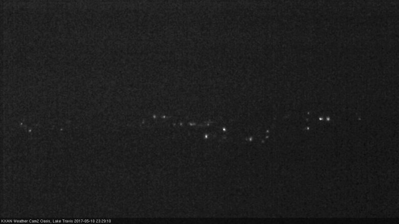 Lake Travis webcam, May 10, 2017 10:55 PM CT