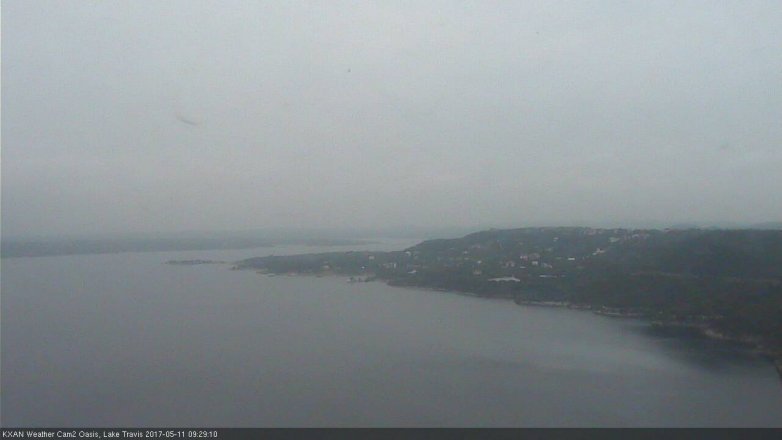 Lake Travis webcam, May 11, 2017 9:00 AM CT