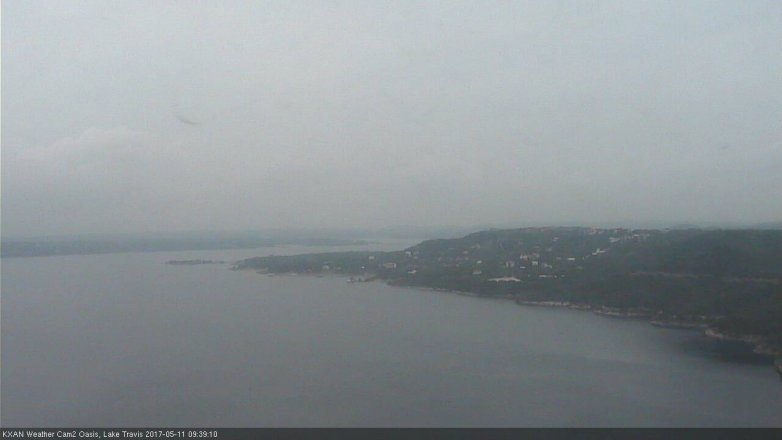 Lake Travis webcam, May 11, 2017 9:10 AM CT