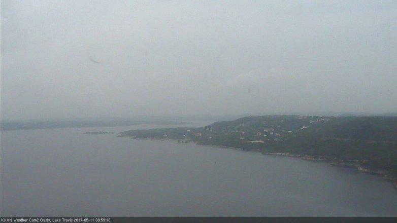 Lake Travis webcam, May 11, 2017 9:20 AM CT