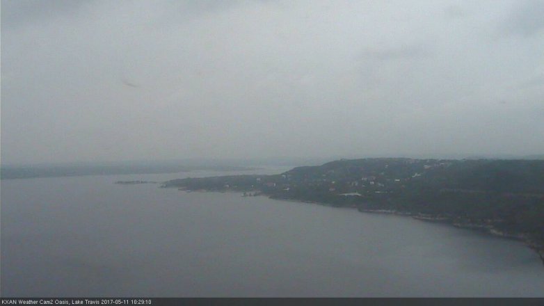 Lake Travis webcam, May 11, 2017 9:45 AM CT