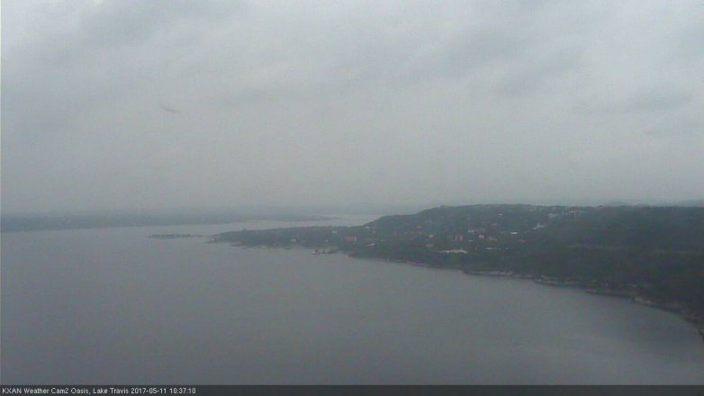 Lake Travis webcam, May 11, 2017 10:10 AM CT
