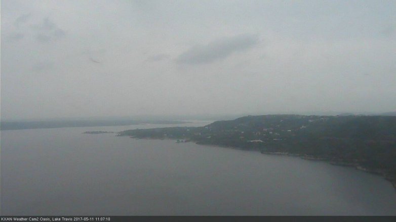 Lake Travis webcam, May 11, 2017 10:20 AM CT