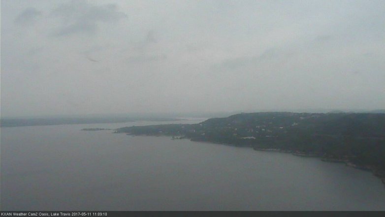 Lake Travis webcam, May 11, 2017 10:35 AM CT