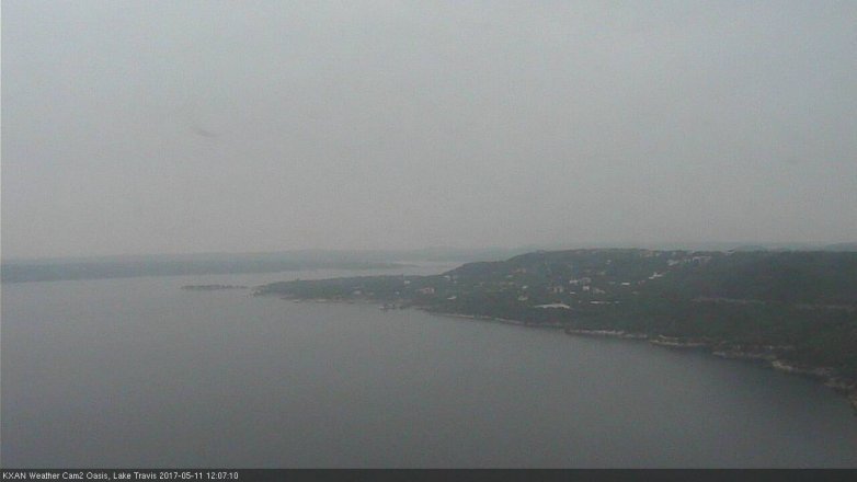 Lake Travis webcam, May 11, 2017 11:40 AM CT