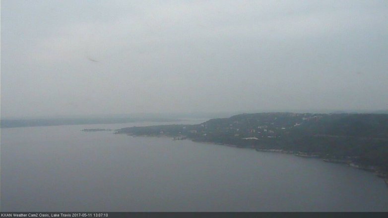 Lake Travis webcam, May 11, 2017 12:35 PM CT