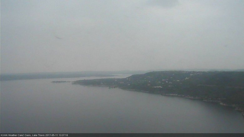 Lake Travis webcam, May 11, 2017 1:00 PM CT
