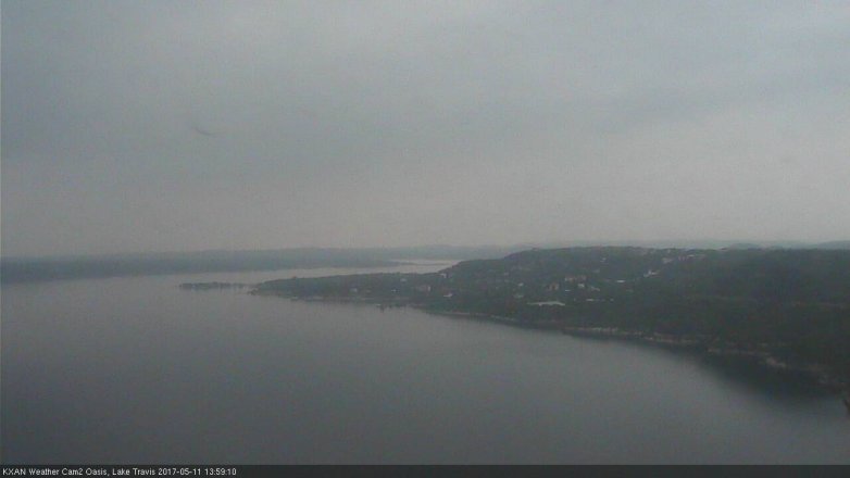 Lake Travis webcam, May 11, 2017 1:25 PM CT