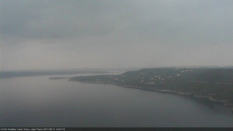 Lake Travis webcam, May 11, 2017 1:35 PM CT