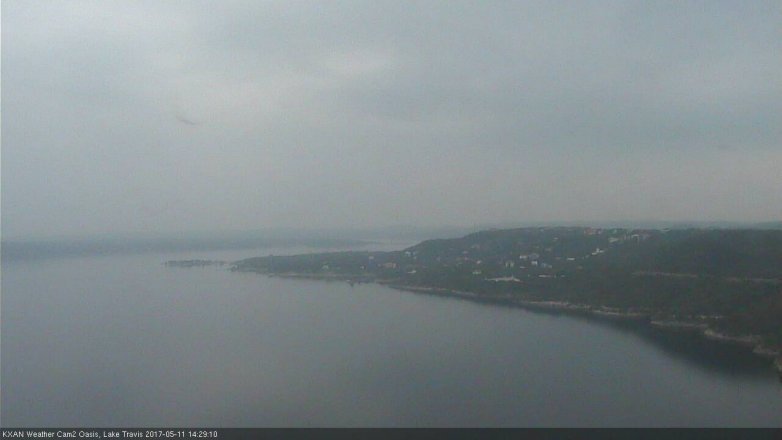 Lake Travis webcam, May 11, 2017 1:50 PM CT