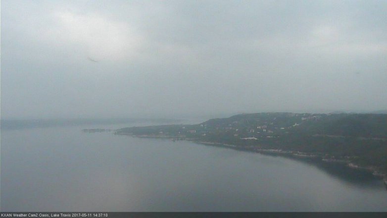 Lake Travis webcam, May 11, 2017 1:55 PM CT