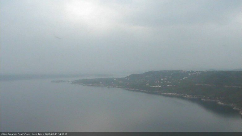 Lake Travis webcam, May 11, 2017 2:00 PM CT