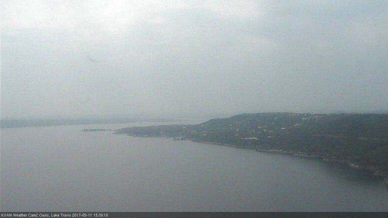 Lake Travis webcam, May 11, 2017 3:05 PM CT