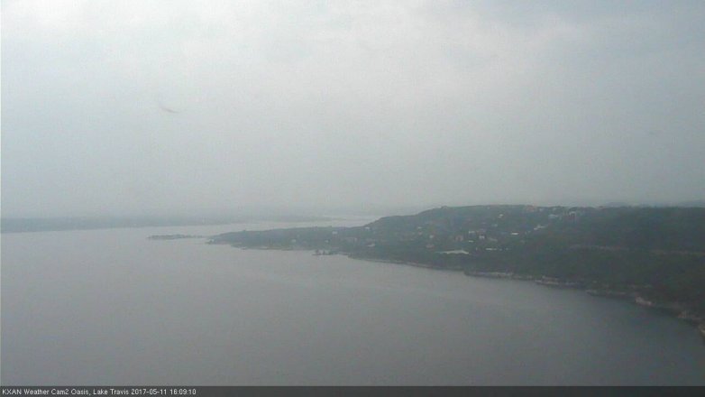 Lake Travis webcam, May 11, 2017 3:25 PM CT
