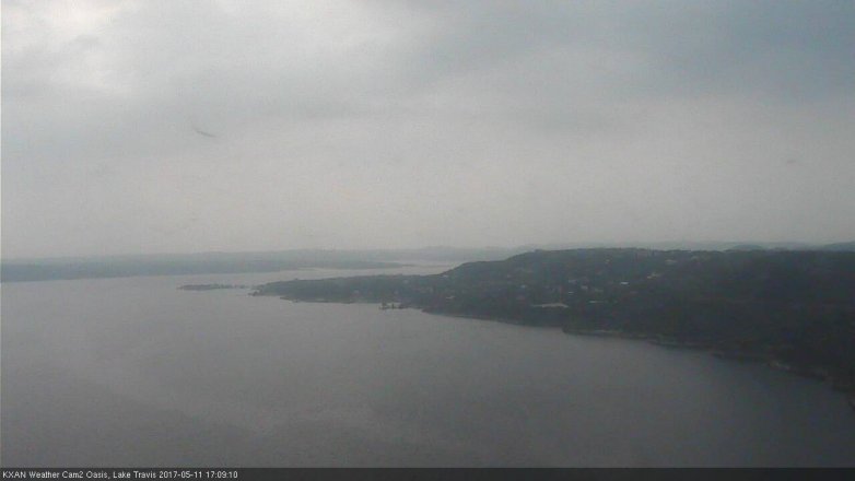 Lake Travis webcam, May 11, 2017 4:25 PM CT