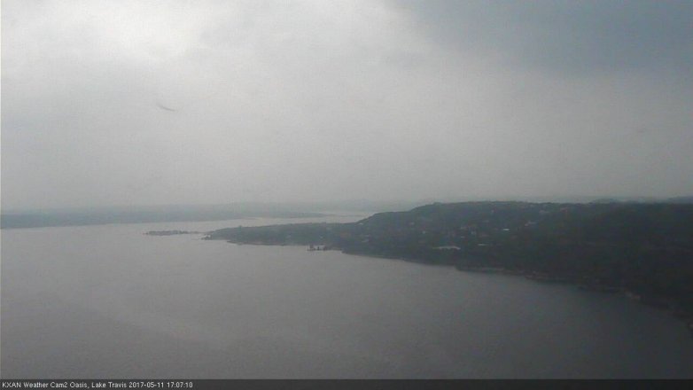 Lake Travis webcam, May 11, 2017 4:40 PM CT